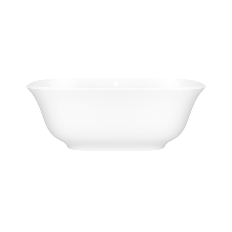 Amiata 65"x 32" Freestanding Soaking Bathtub, Matte White