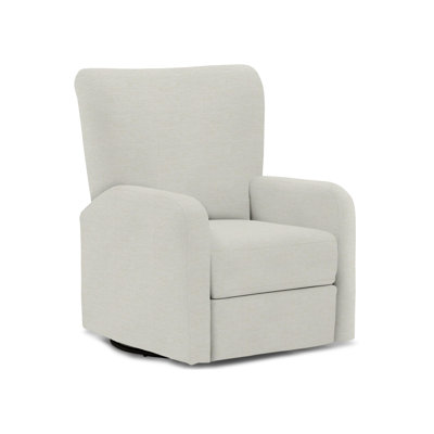 Zakri Upholstered Polyester Blend and Polypropylene / Olefin Swivel Power Recliner