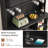 71'' Tall Wine Bar Cabinet With Storage Hutch, Coffee Bar Cabinets With Table Power Outlet & RGB Lights, Wine Cabinet With Wine Glass Holder & Wine Rack-1709662536