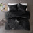 Velvet Comforter Set With Throw Pillow