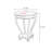 Modern Solid Wood End Table-104366896