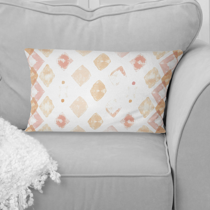 Coussin Boho, Forme rectangulaire, H 12 po x l 20 po