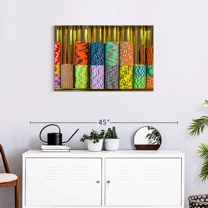 Senne Gambling Chips, 20" H x 30" W