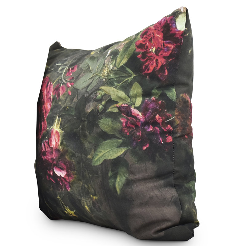 Coussin Fickle Florals, 18 po x 18 po