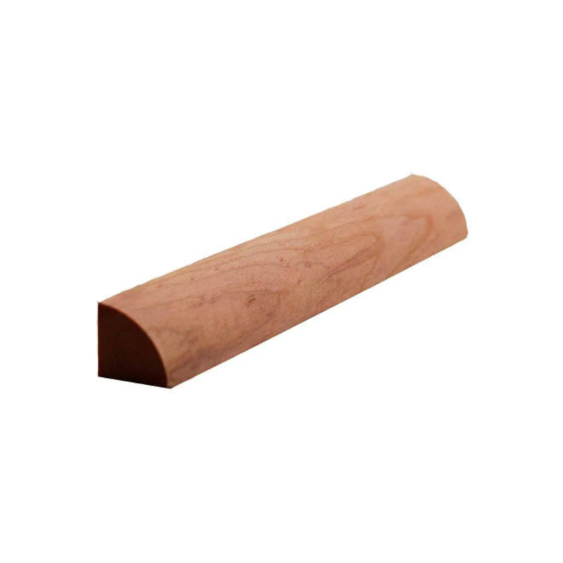 Moulure de moulure quart de rond 1/2 po x 1/2 po EWQR11. Sans finition, Cerisier