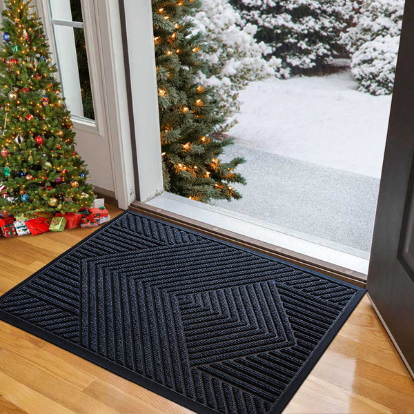 Christmas Doormat Indoor Front Entrance Door Mat  Non-Slip Comfor