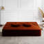Canapé-lit moderne avec 2 coussins, canapé-lit en velours côtelé rembourré et rembourré de mousse, matelas pliant double de 14,2 po pour le salon, lit d'invité, aucun assemblage requis-1675132122