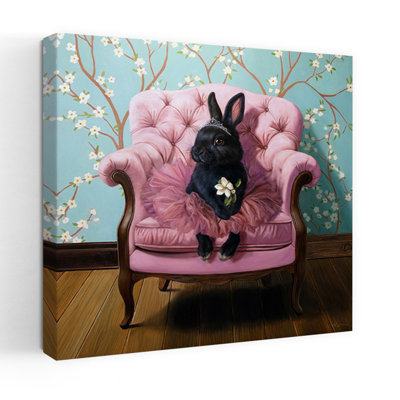 Petite déesse, art urbain contemporain de lapin