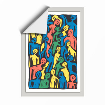 Crowded Collective Expressionism - Print
