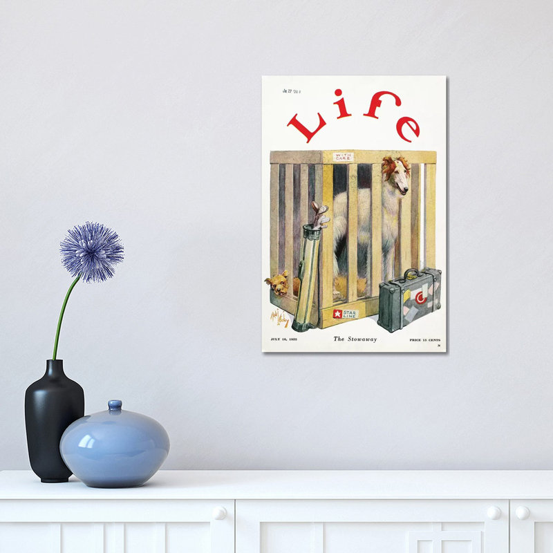 Magazine: Life, 1925 1 Piece Wrapped Canvas Wall Art, 30.48 cm H x 45.72 cm W