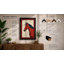 Portrait of Red Horse Modern - Framed Print-2072959687-2072959737