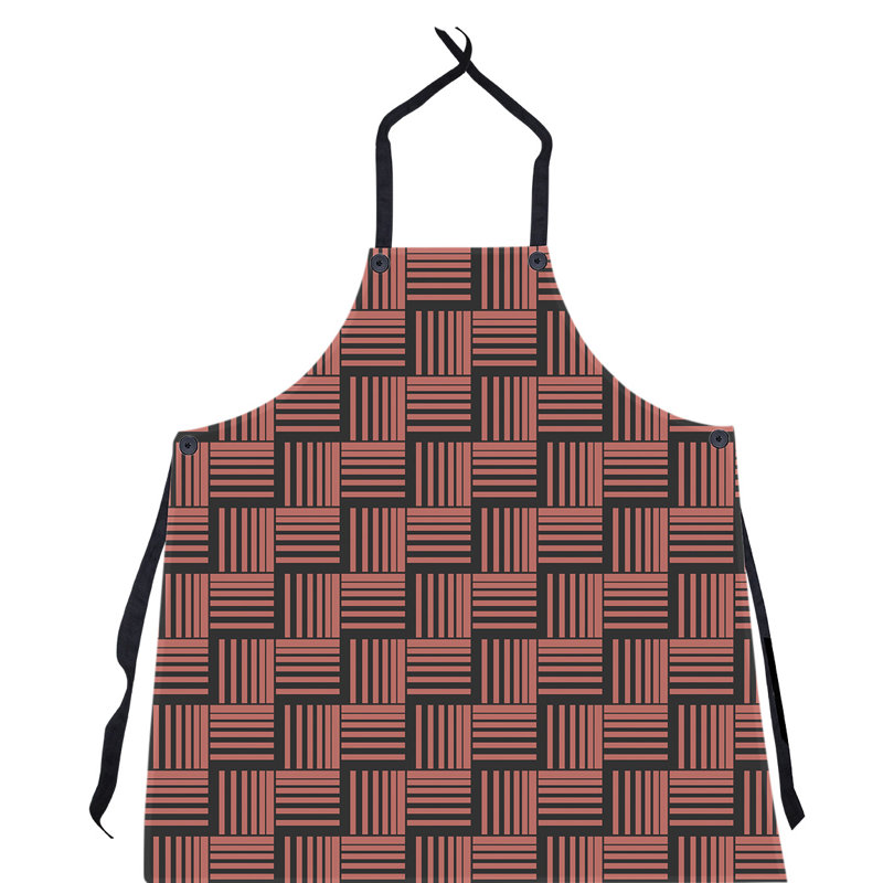 Jaya Bib Apron, Brown/Black