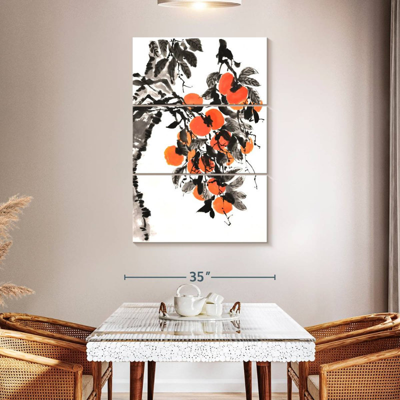 Yarlin Persimmon Tree, 50" H x 32" W