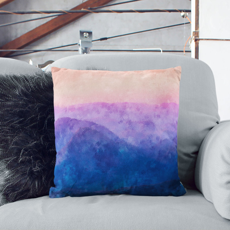 Square Cushion, Black, 40cm H x 40cm W x 15cm D
