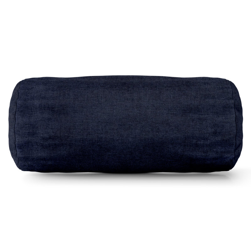 Bolster Pillow Cover & Insert, Navy