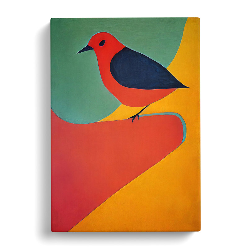 Dove Bird Abstract Vol.3 - Wrapped Canvas, 60cm H x 40cm W x 3cm D