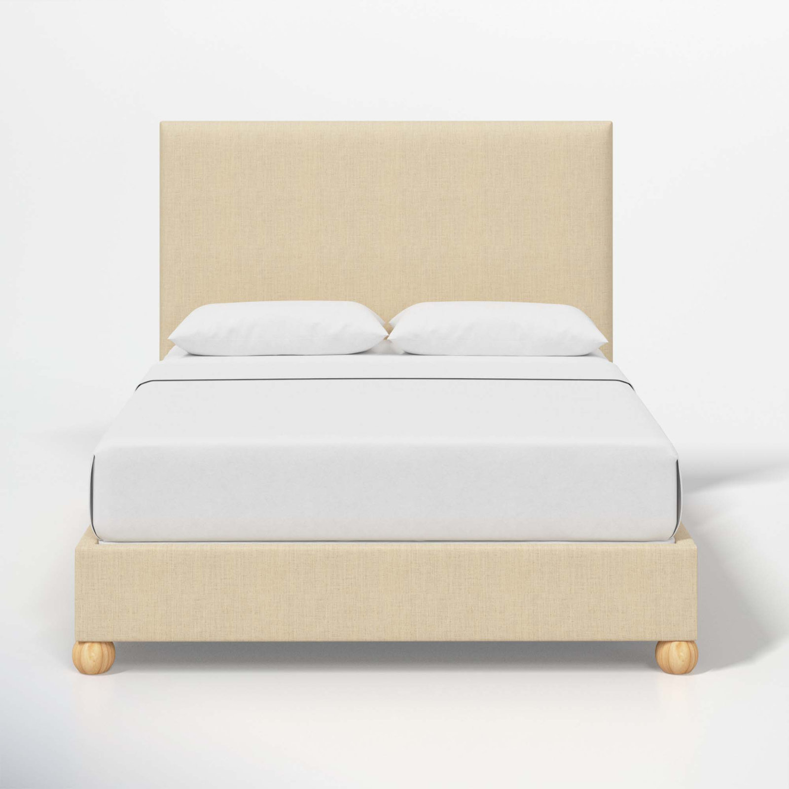 Benita Upholstered Bed, King, Classic Linen Linen