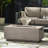 Dark Grey Concrete Heating Element , 40"X19"X15", 40,000 , Modern, Lightweight, No Assembly Fire Pit 40.77"X18.62"X14.57", Grey, Modern Design, Required-815883139