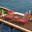 Chaise Adirondack pliante en plastique Alexeya-906735787