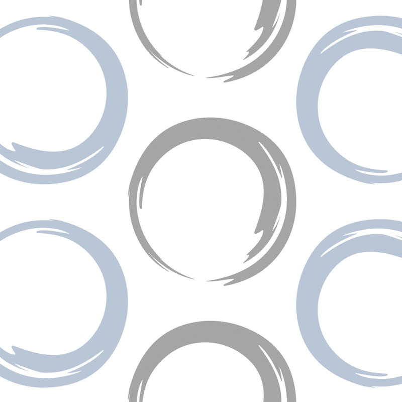 Rouleau de papier peint L 51,18 po x L 41,64 po Garran, bleu
