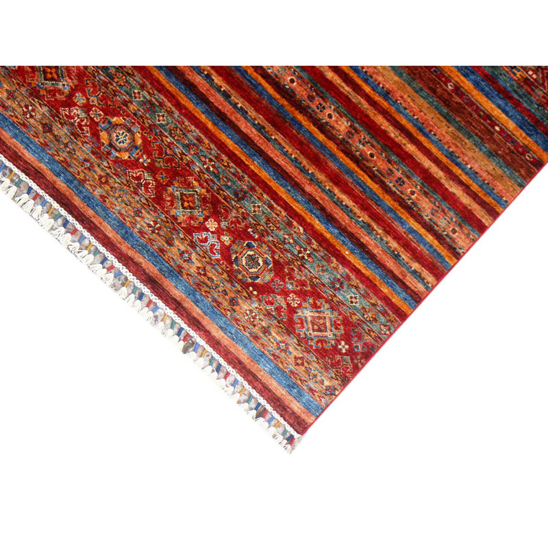 Wool Striped Area Rug