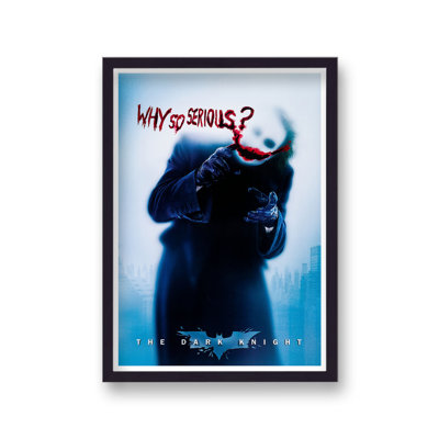 Batman The Dark Knight V2 Reimagined Movie Poster - Single Picture Frame Print