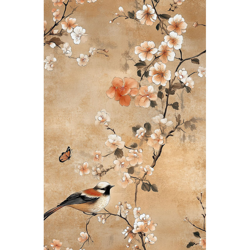 Papier peint nature oiseau