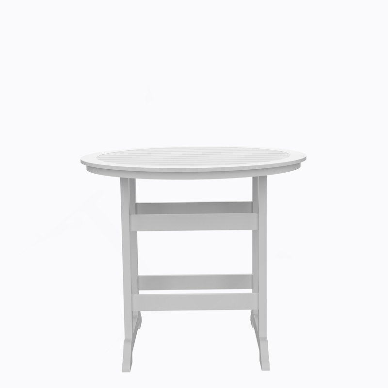 Table de bar en PEHD, table de salle à manger, ensemble de bar de patio, table à hauteur de comptoir pour l'extérieur