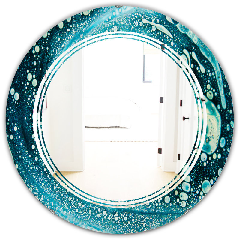 Miroir mural Triple C, 31,5 po x 31,5 po, Motif côtier fabuleux