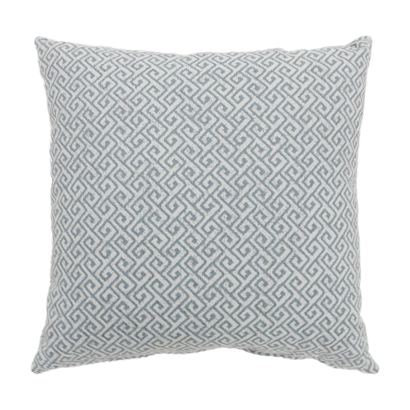 Housse de coussin carré et insert, H 18 po x l 18 po, Bleu