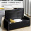 Banc rembourré en similicuir