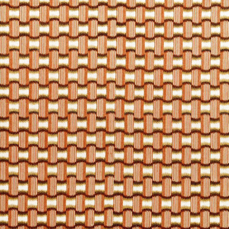 Henry Holland Polyester Blend Fabric, Terracotta