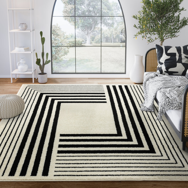 Tapis rectangulaire Yesika, Rectangle 7 pi 9 po x 10 pi 2 po