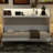 Twin XL Size Murphy Bed With Desk,LED Light And USB Charging Station