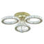 Luxury Ring LED Crystal Chandelier, Gold Finish And K9 Crystal Accents-307950198-307950199-307950193