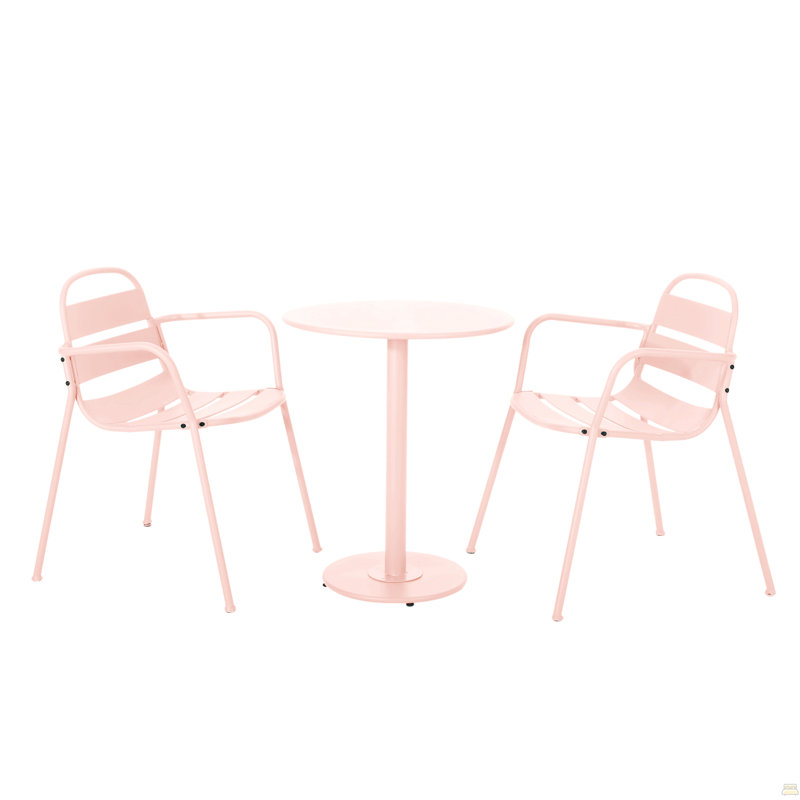 Ensemble bistro, Rose clair