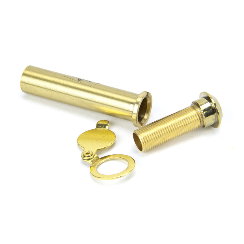 Viewer Door Accessory, Lacquered Brass