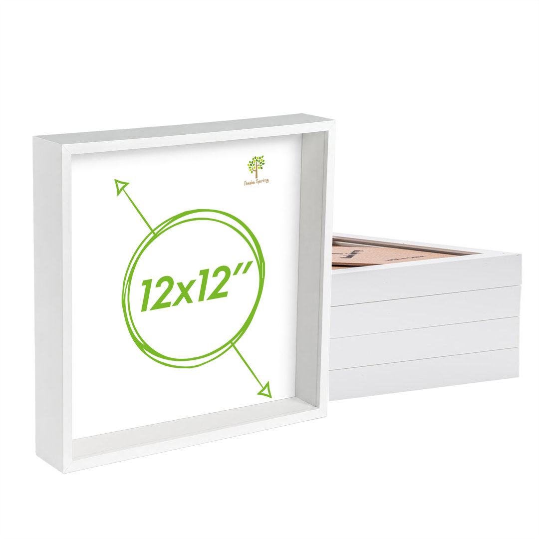 Nicola Spring - 3D Deep Box Photo Frames - Pack of 5