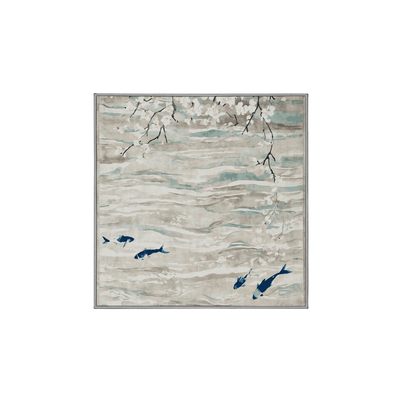 Tapis gris soyeux et moelleux, Carré 7 pi