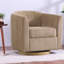 Chaises d'appoint pivotantes avec rangement, siège de maison moderne en bois de chenille