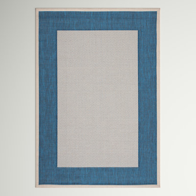 Tirrelle Beige/Navy Indoor/Outdoor Area Rug