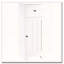 Armoire de rangement courte pour salle de bain avec tablette réglable