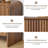 Minimalist Sideboard Buffet Cabinet, Long Storage Cabinet With Waveform Fluted Doors-1698015559
