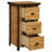 Fireside Lodge Hickory Log Three Drawer File Cabinet - Espresso-1772418375
