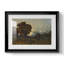 Paysage boisé sous un ciel nuageux - Henri Harpignies - Reproduction encadrée avec passe-partout et verre - 1900-947493978-947493977-947493976