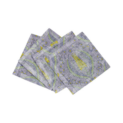 Byzantine Jewel Cotton Sateen Cocktail Napkins