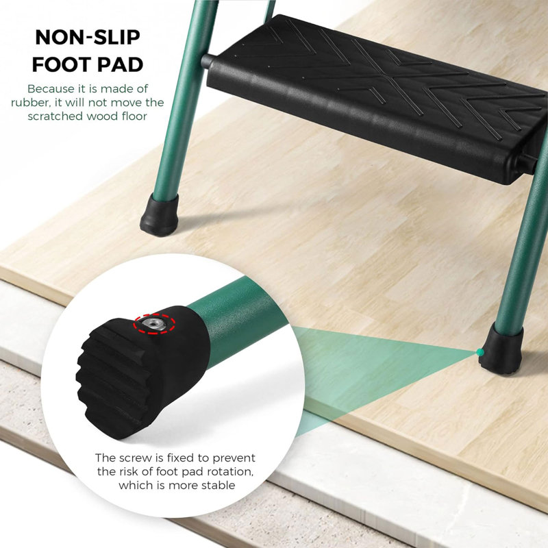 3 - Step Steel Lightweight Folding Step Ladder