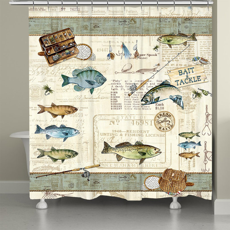 Demartini Shower Curtain, 71" H x 74" W