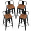 Tabouret d'extérieur en métal Kiamani -42830227
