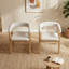 2 - Person Rubberwood Solid Wood Dining Set